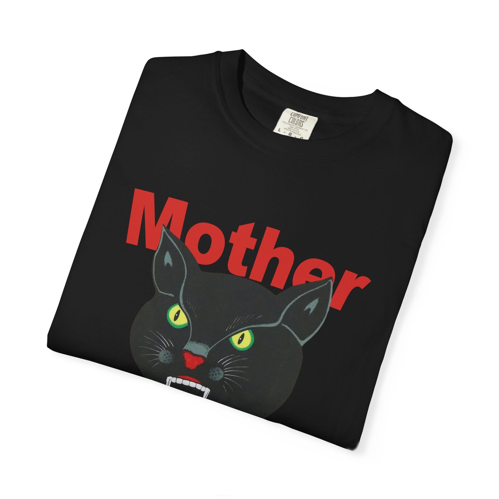 Mother Mary Black Cat T-Shirt