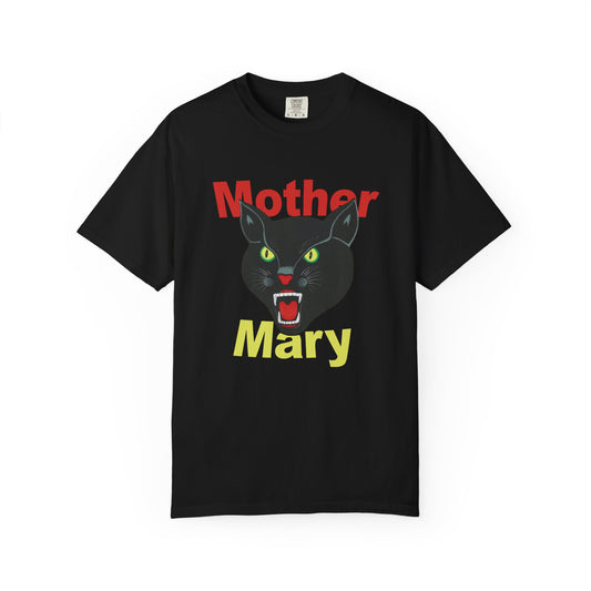 Mother Mary Black Cat T-Shirt