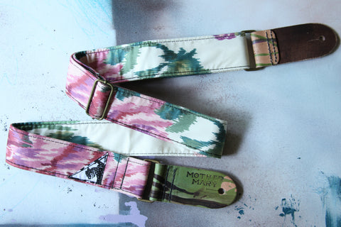 "The Sound and the Floral” Guitar Strap