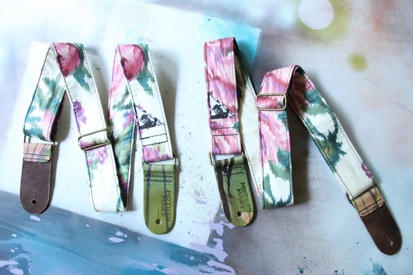 "The Sound and the Floral” Guitar Strap