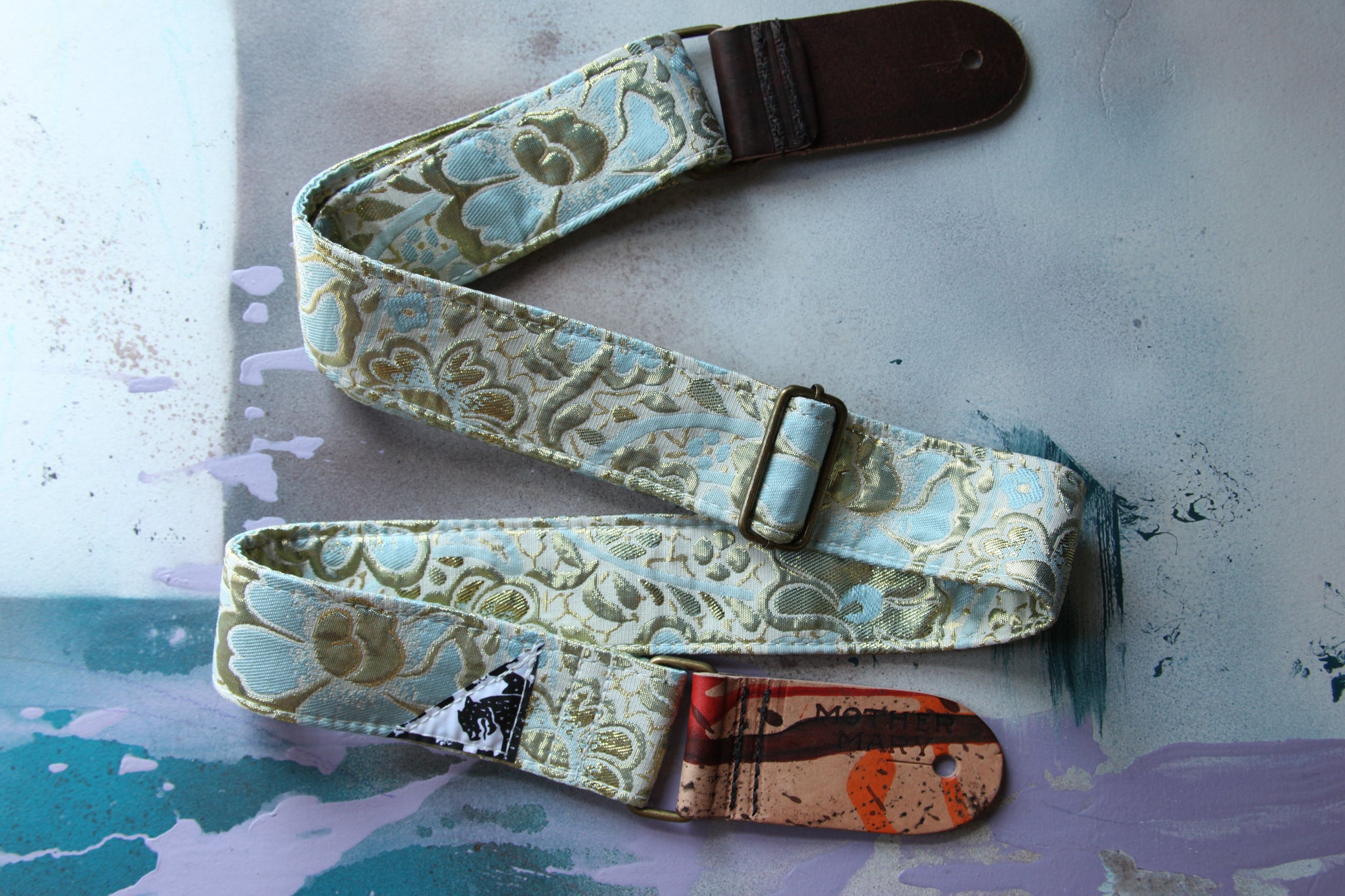 "Stay Gold” Guitar Strap
