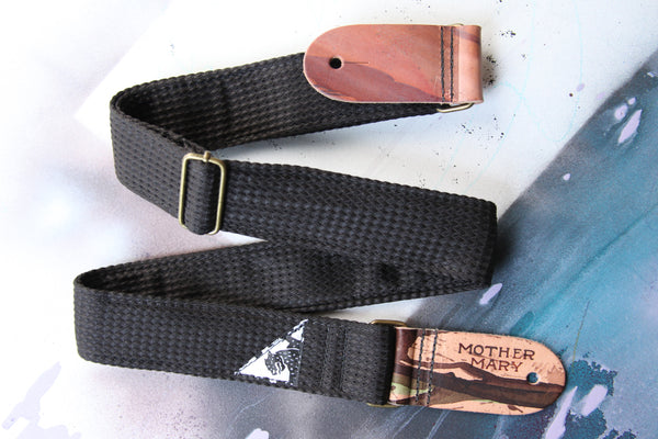 "The Man in Black” Guitar Strap