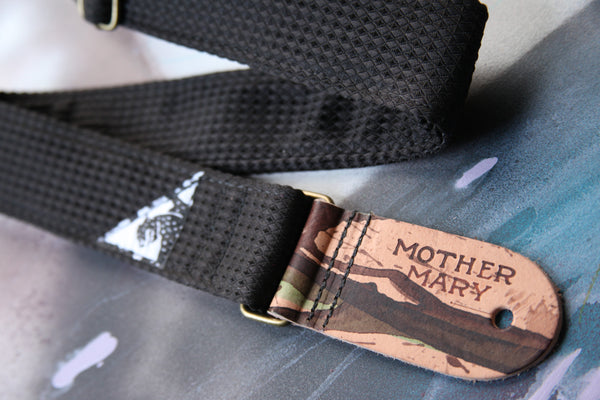 "The Man in Black” Guitar Strap