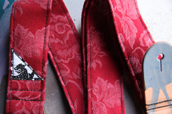 "Granny Red" Guitar strap