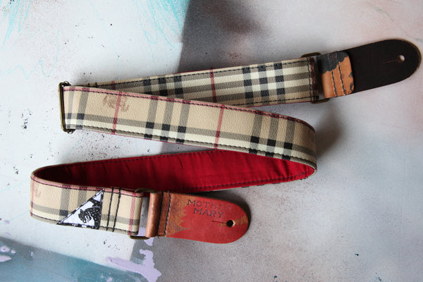 "Burberry” Guitar Strap