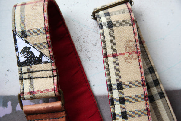 "Burberry” Guitar Strap