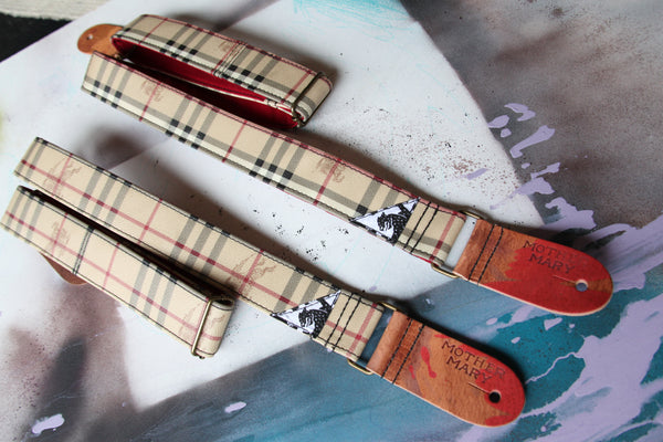 "Burberry” Guitar Strap
