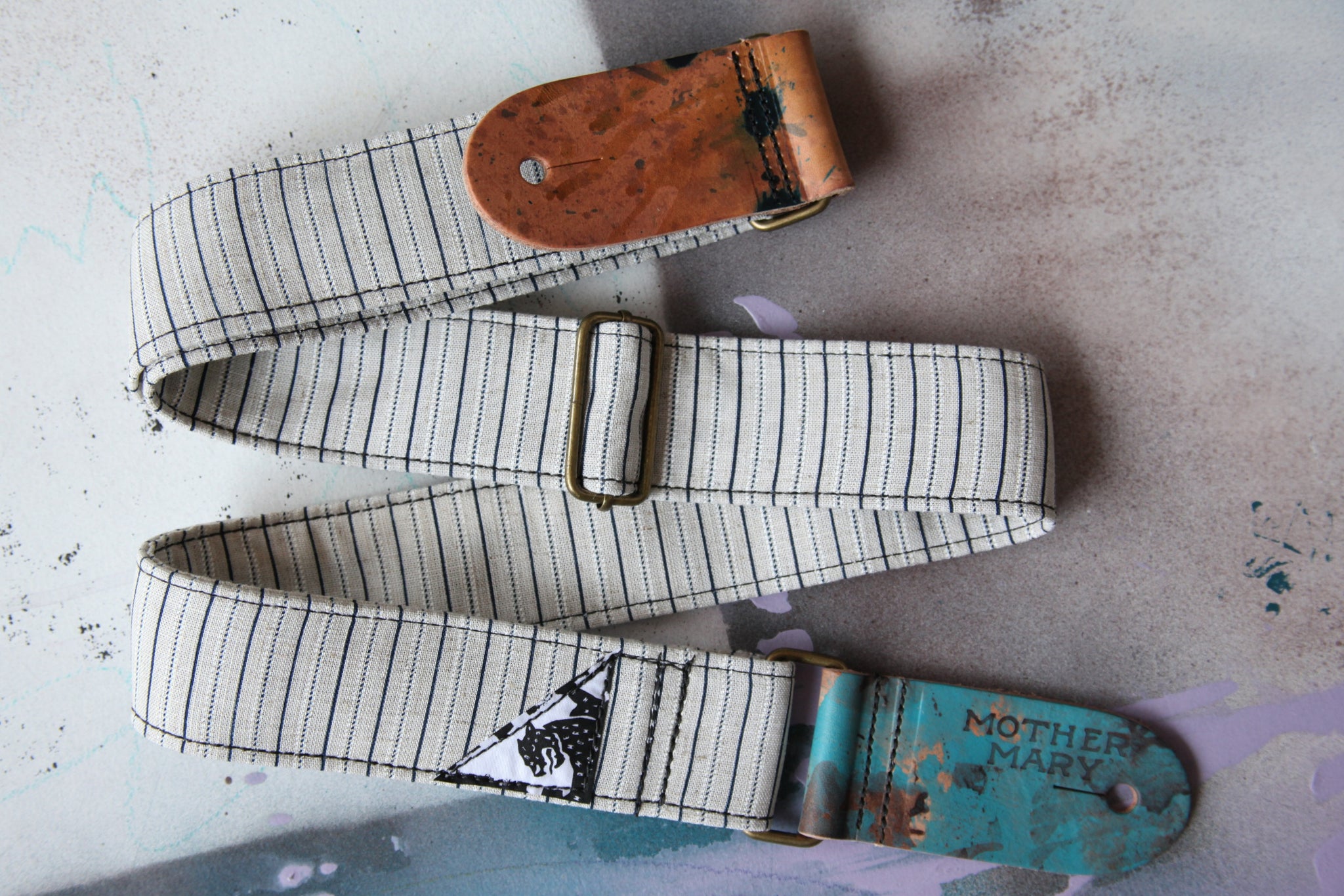 "White Noise” Guitar Strap