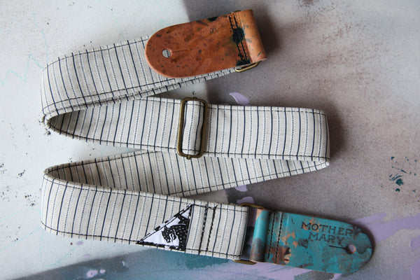 "White Noise” Guitar Strap