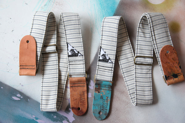 "White Noise” Guitar Strap