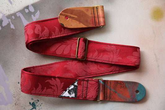 "Granny Red" Guitar strap