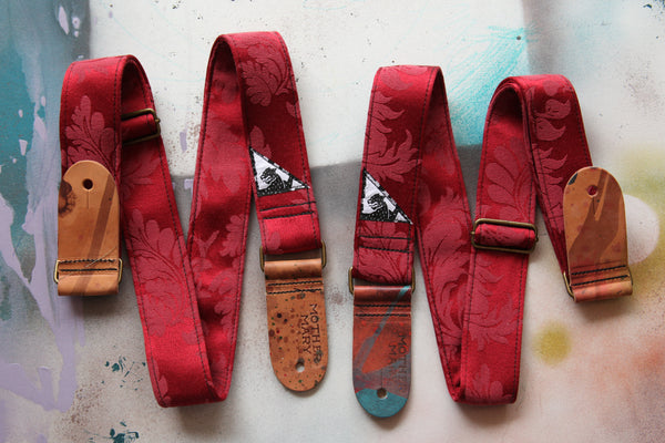 "Granny Red" Guitar strap