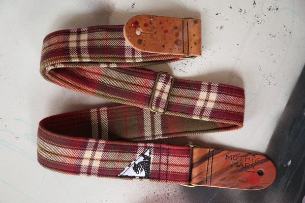 "Wood Chipper” Guitar Strap