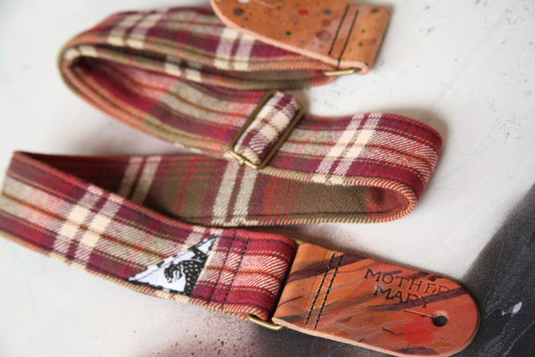 "Wood Chipper” Guitar Strap
