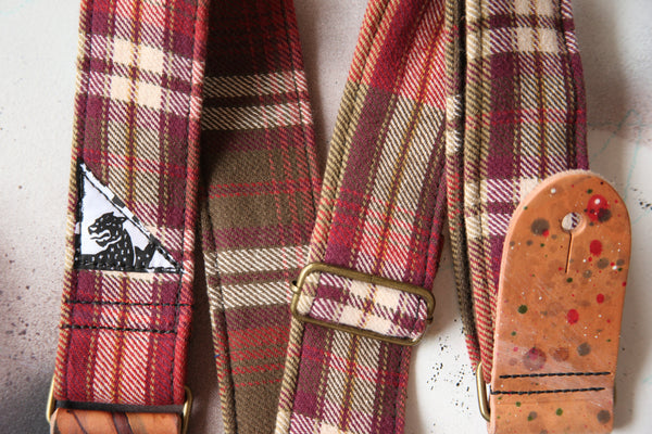 "Wood Chipper” Guitar Strap