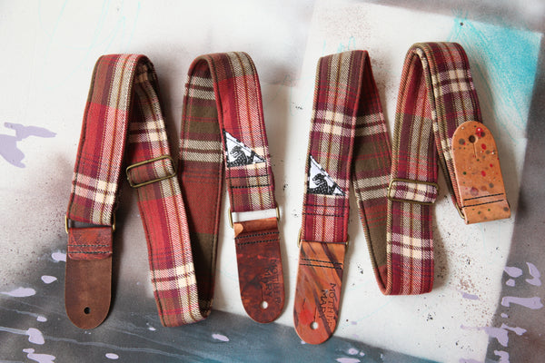 "Wood Chipper” Guitar Strap