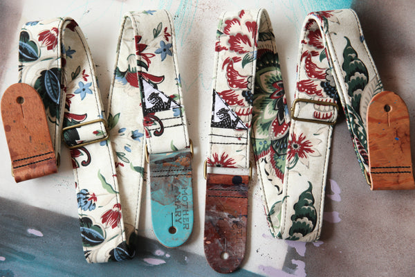 "Chrysanthemum Club” Guitar Strap