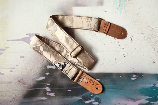Granny Champagne Guitar Strap