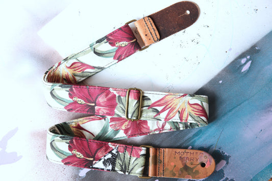"Quiet Bloom” Guitar Strap