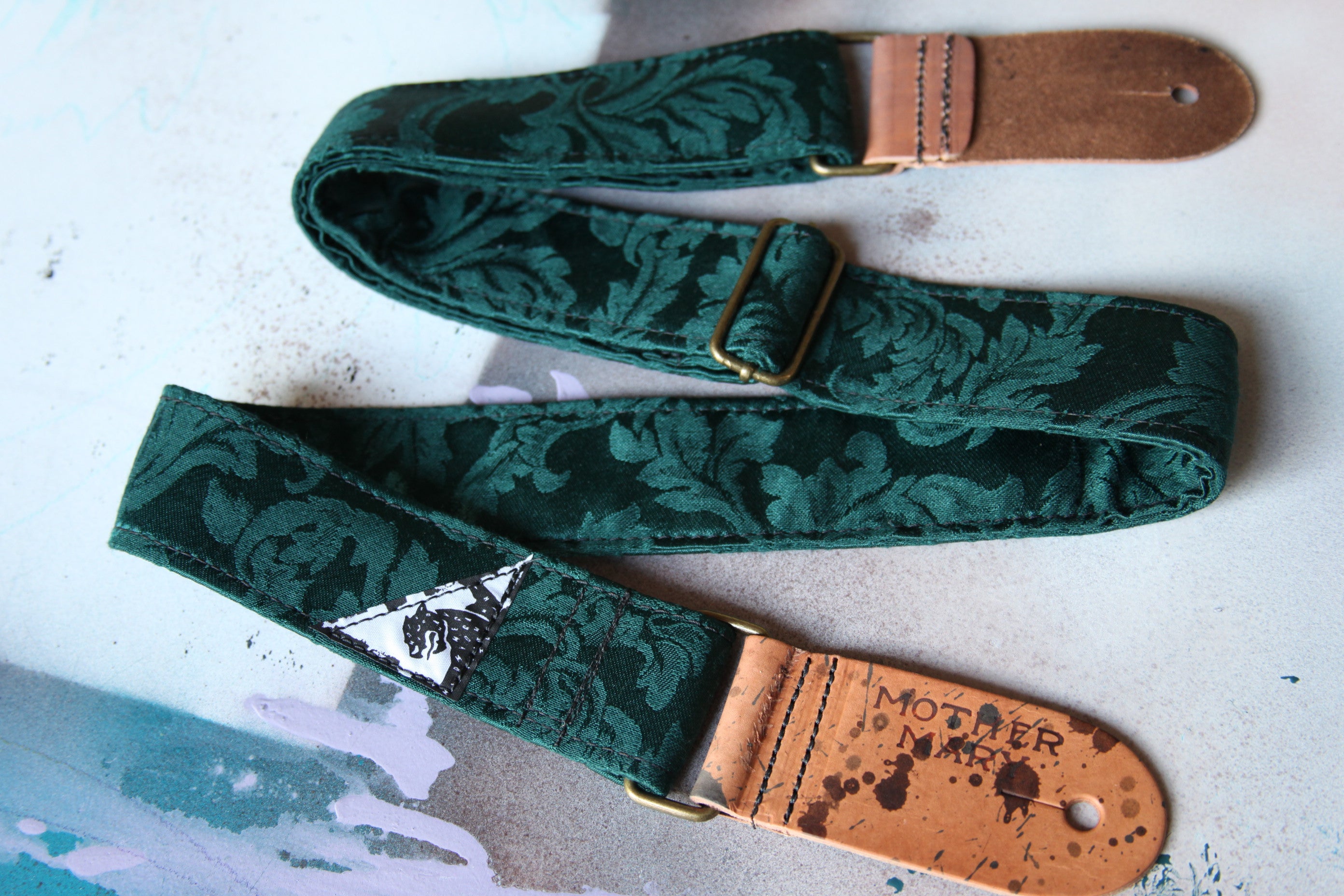 Granny Emerald Guitar Strap