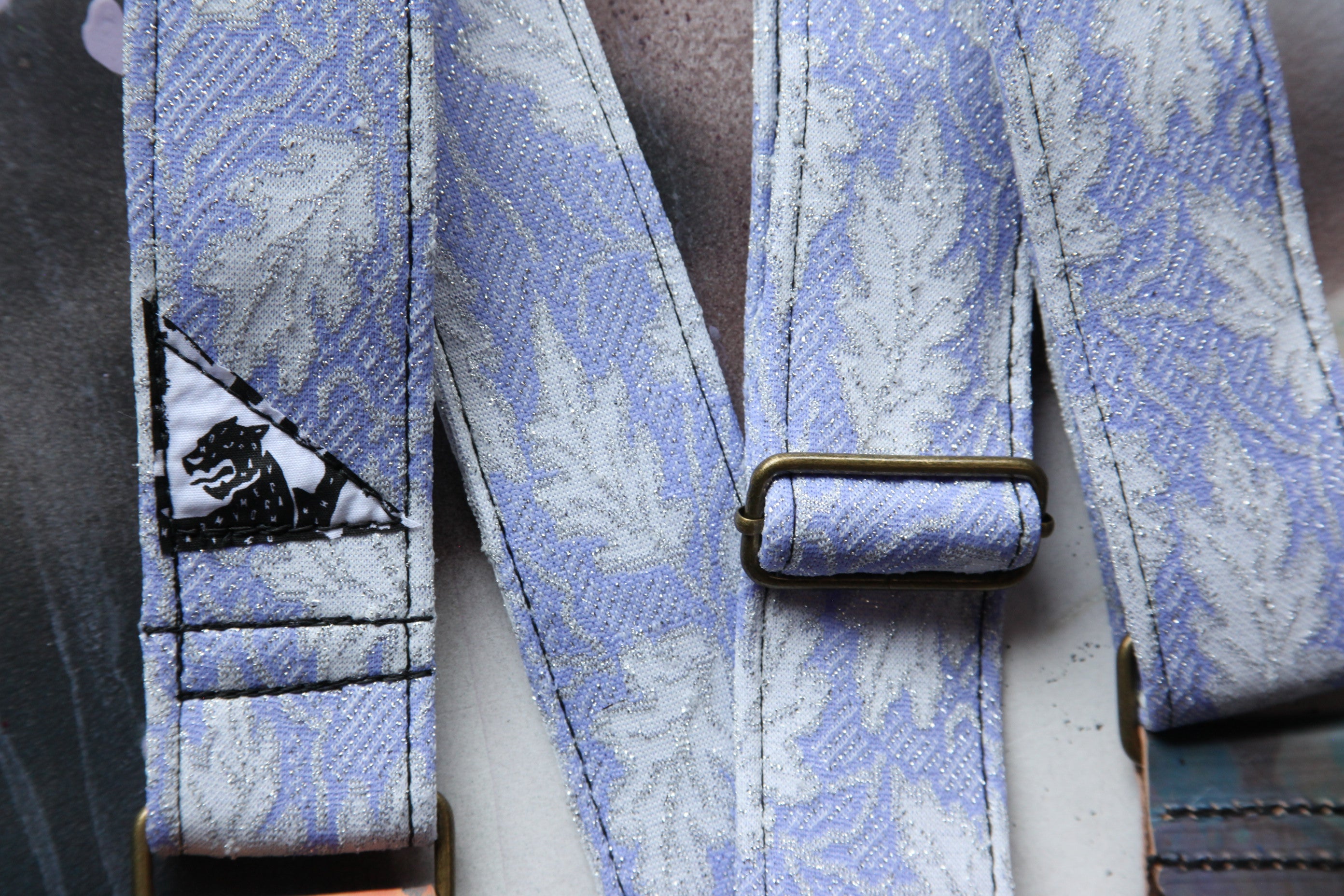 "The Lavender Leaf” Guitar Strap