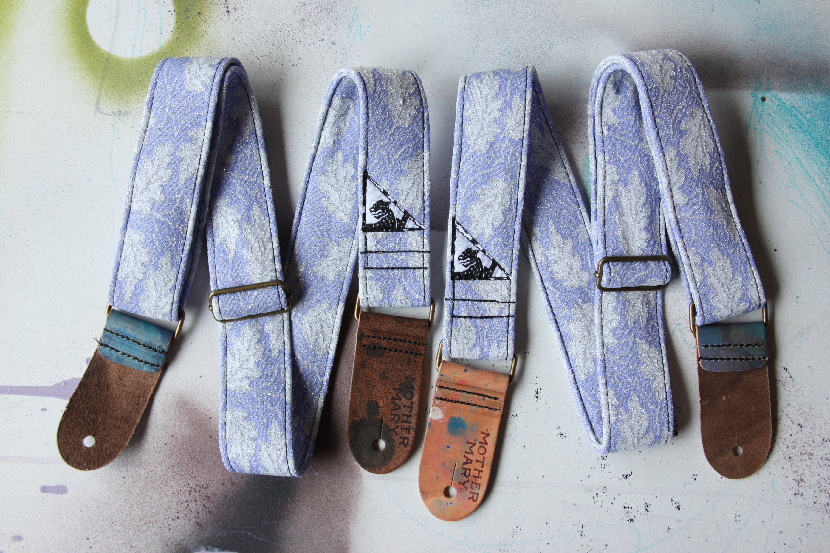 "The Lavender Leaf” Guitar Strap