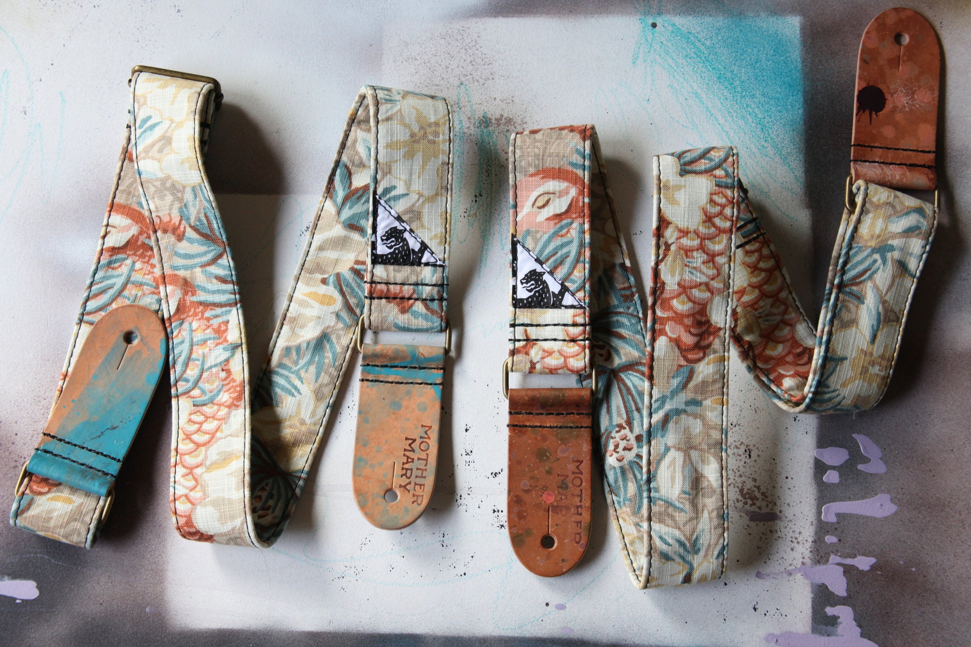 "Desert Flower” Guitar Strap