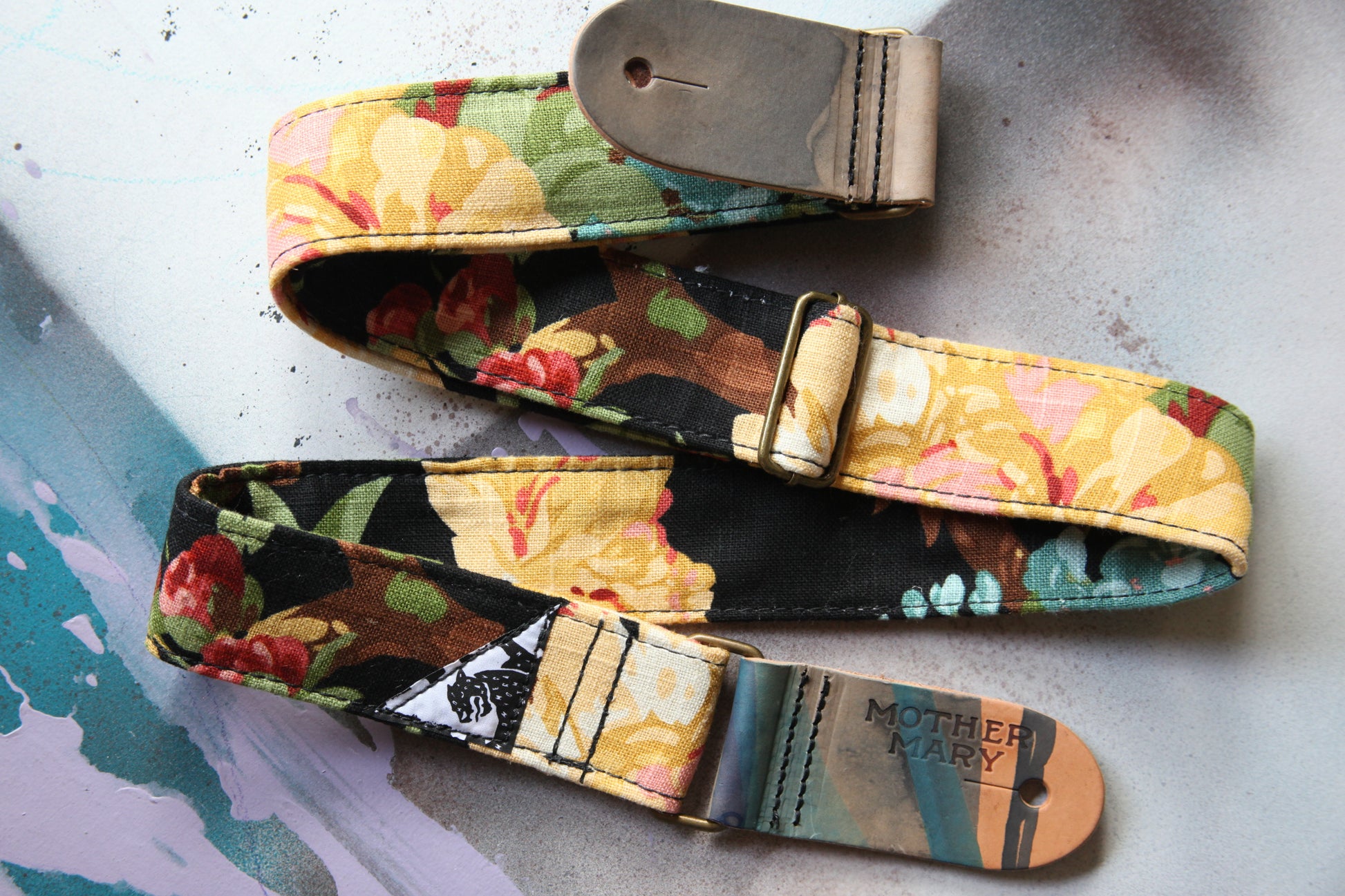 "Night Garden” Guitar Strap