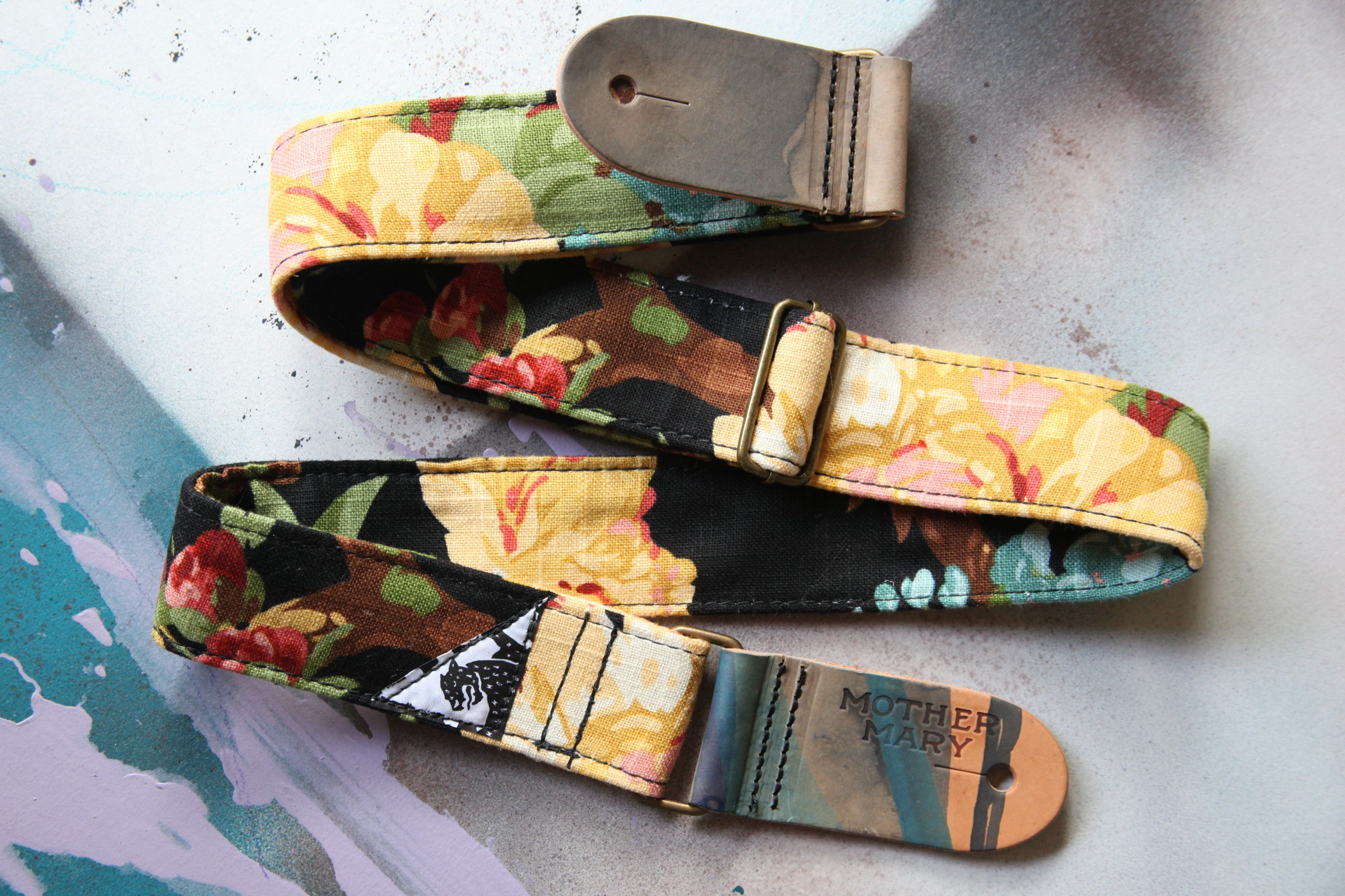"Night Garden” Guitar Strap