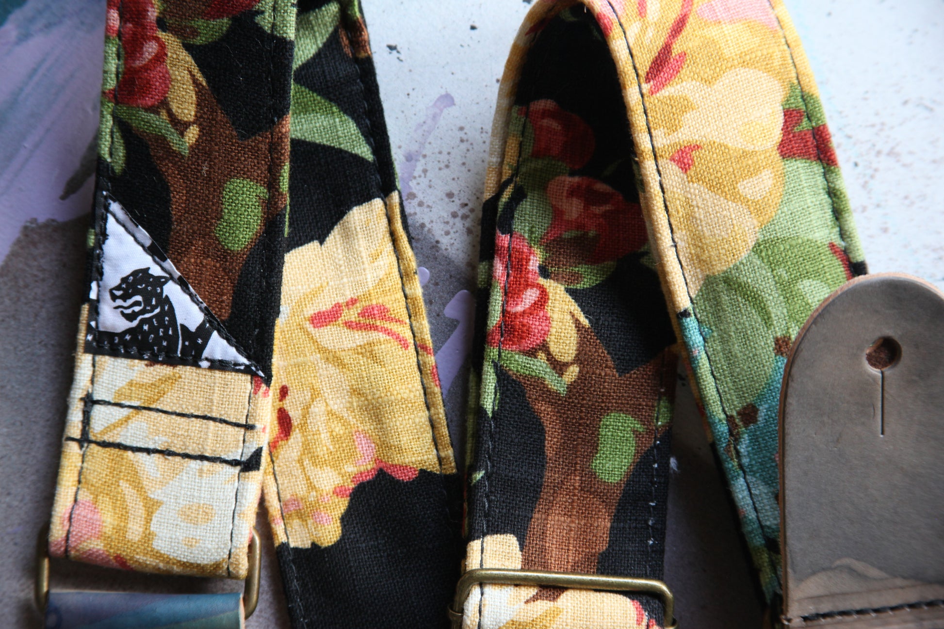 "Night Garden” Guitar Strap