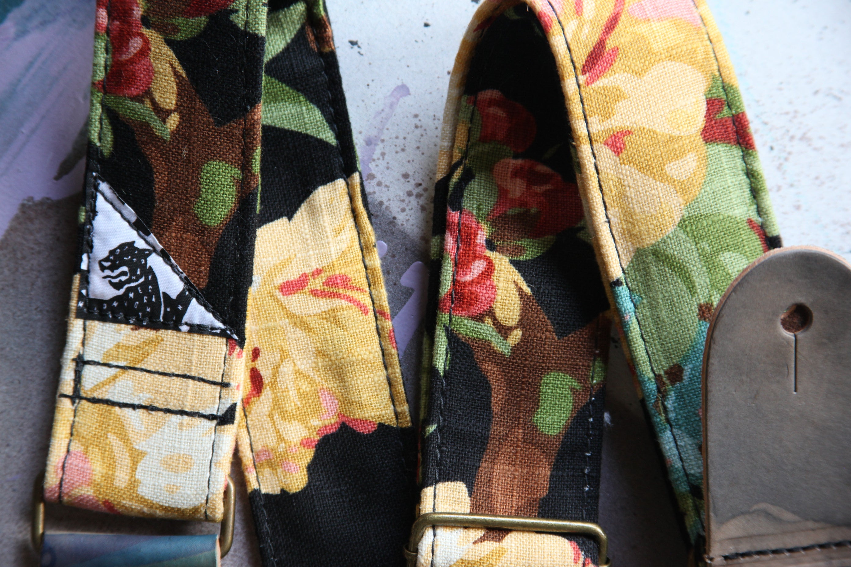 "Night Garden” Guitar Strap