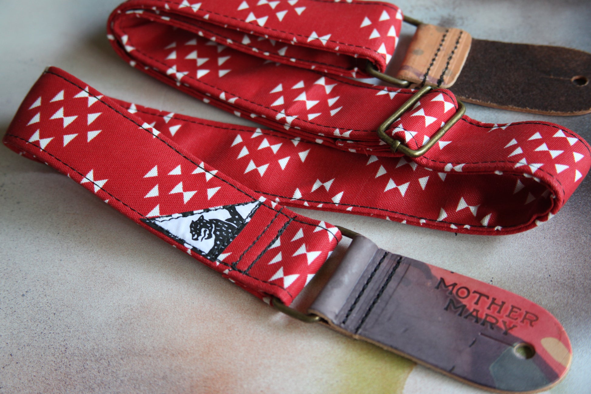 "Red Pony” Guitar Strap