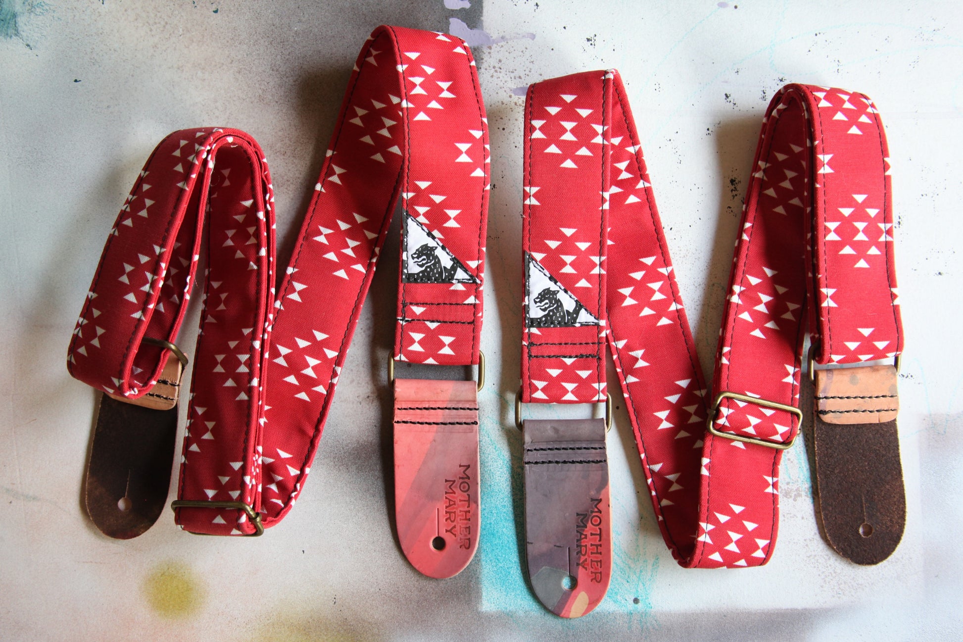 "Red Pony” Guitar Strap