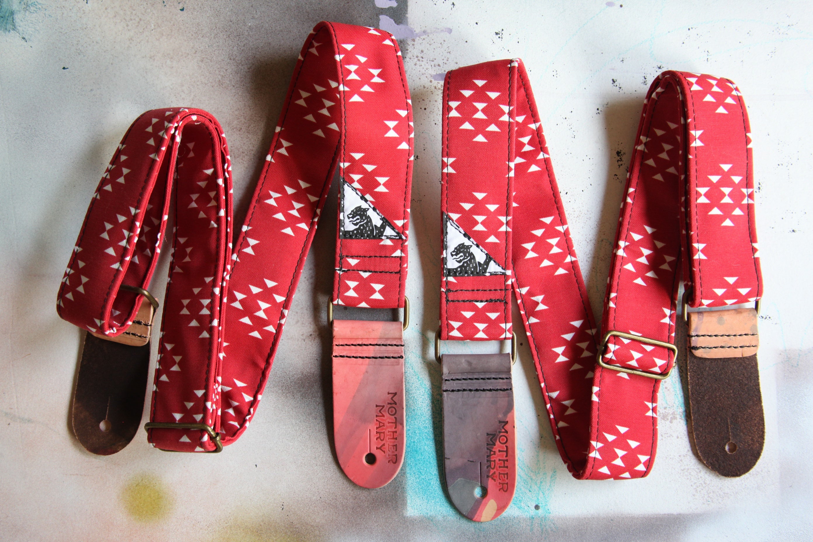 "Red Pony” Guitar Strap