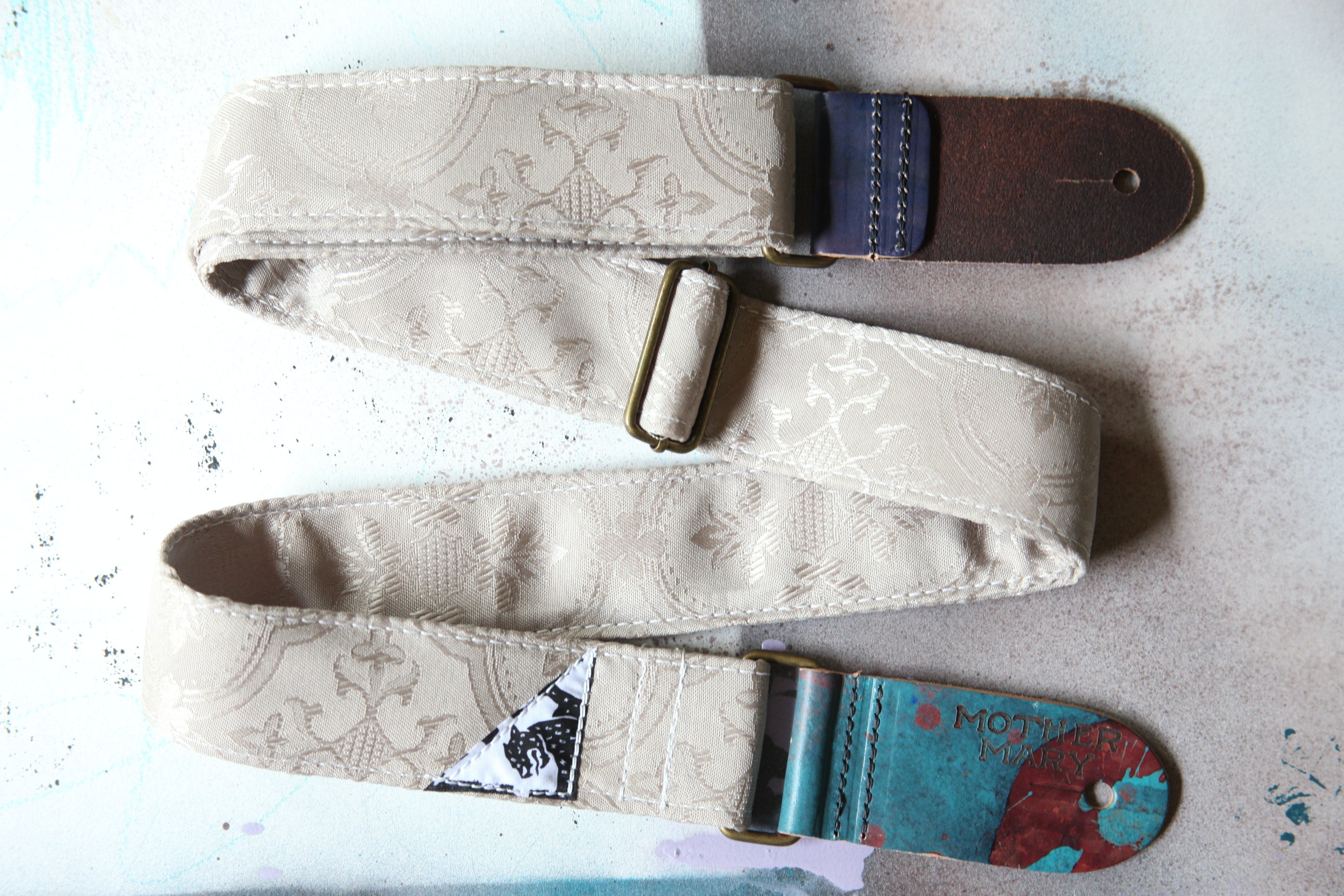 "Grey Granny" Guitar Strap