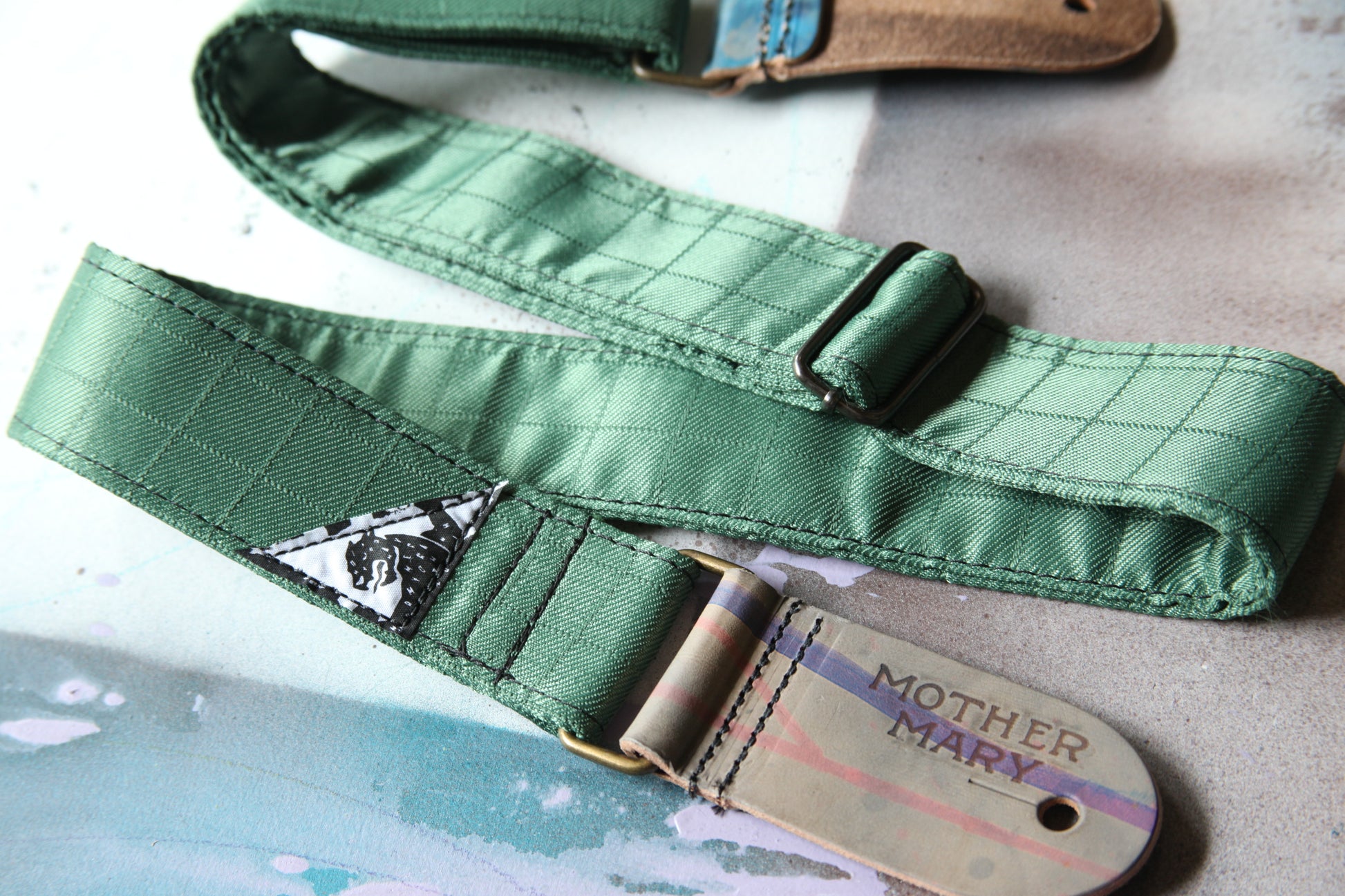 Granny Green Guitar Strap