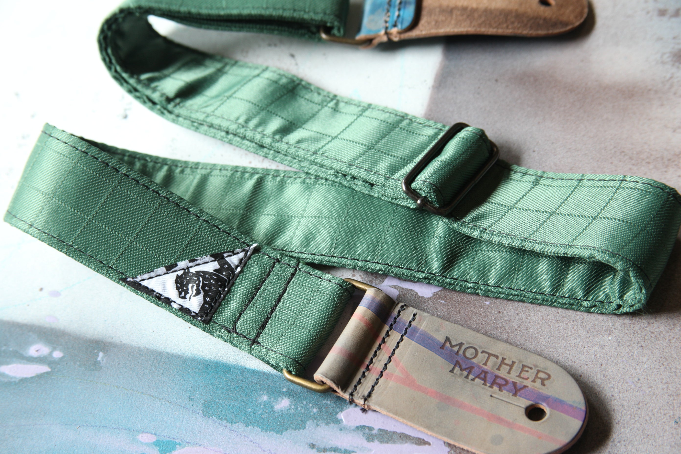 Granny Green Guitar Strap