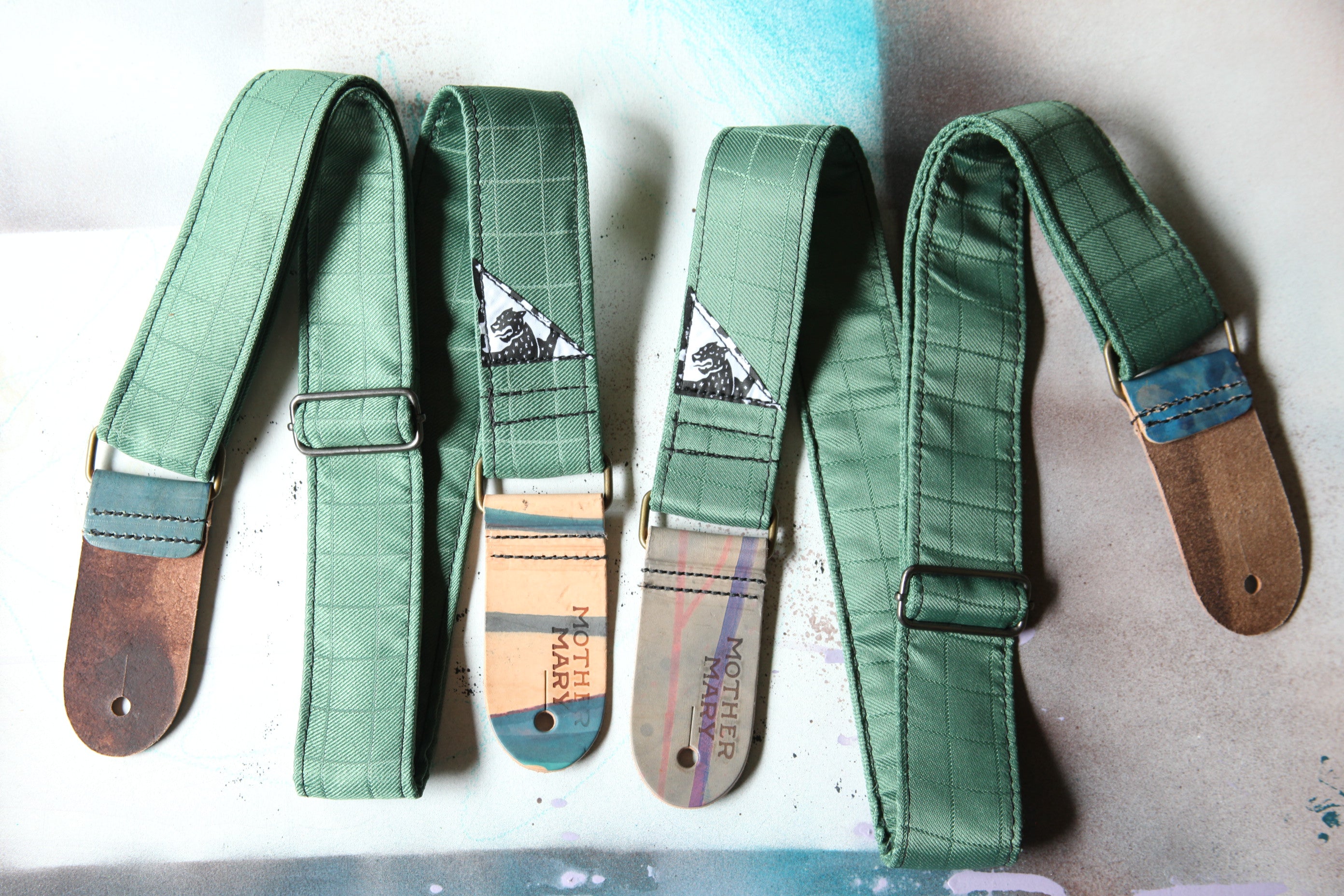 Granny Green Guitar Strap