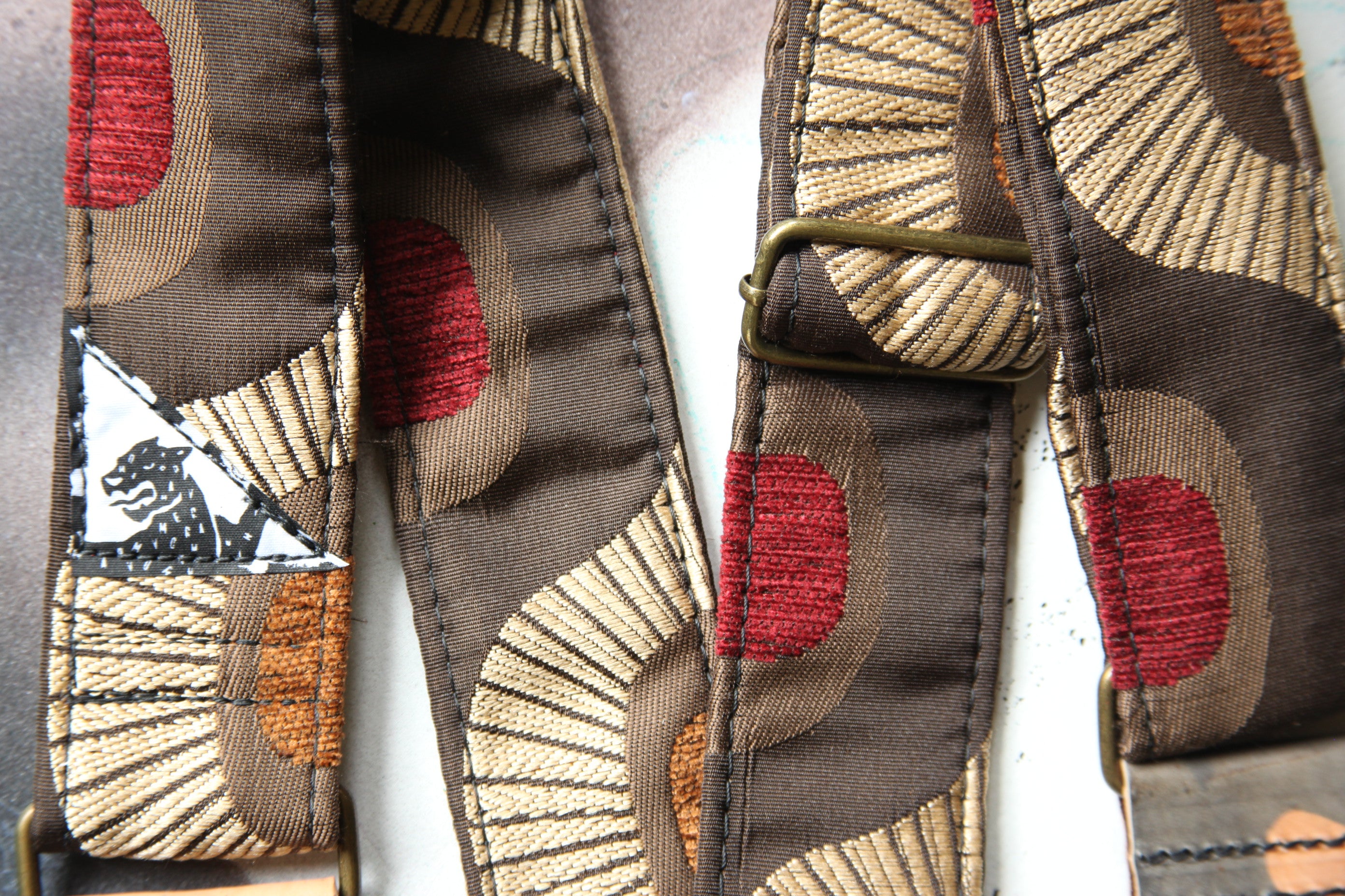 "Motel Curtains” Guitar Strap