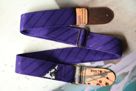 Purple Granny Guitar Strap