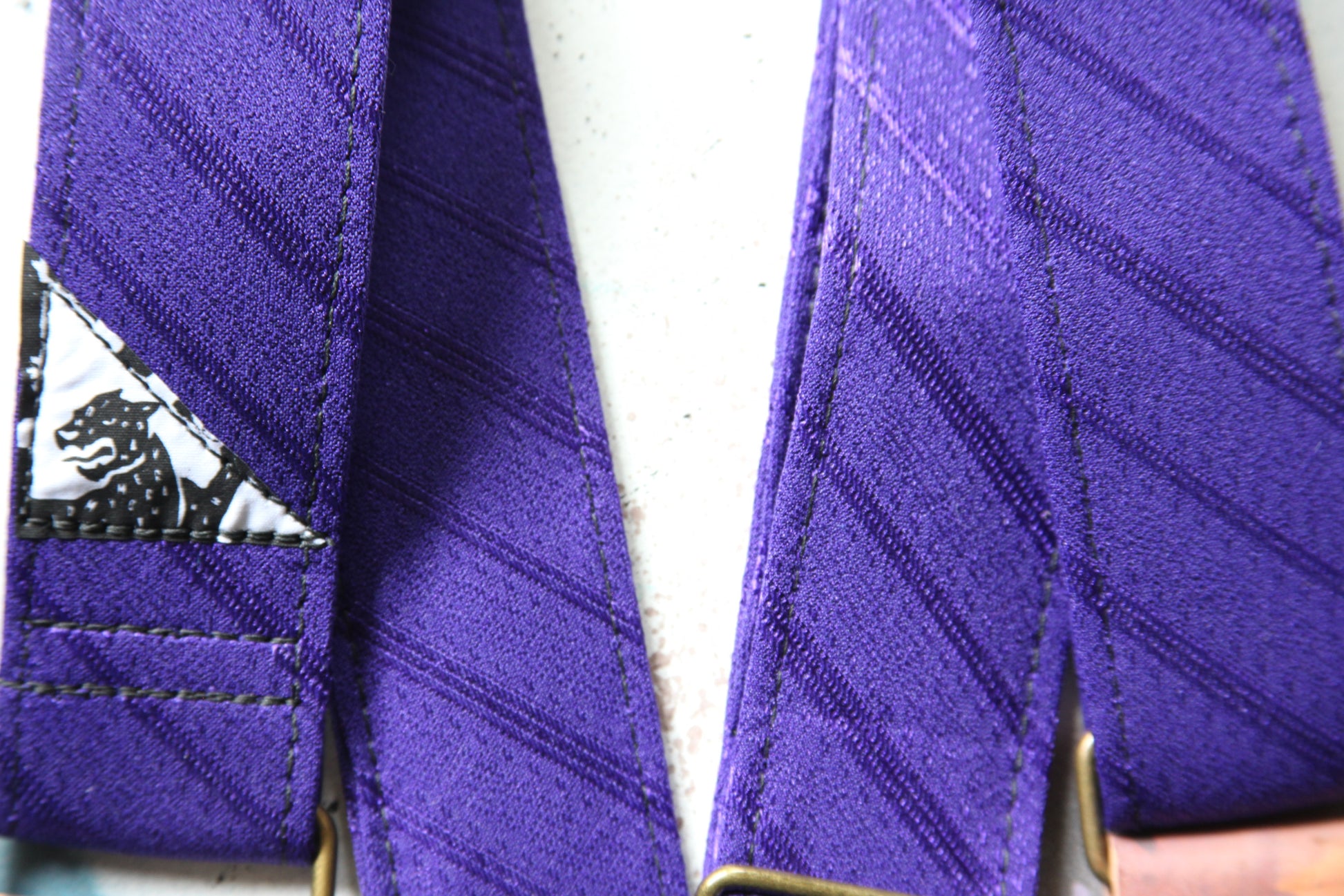 Purple Granny Guitar Strap