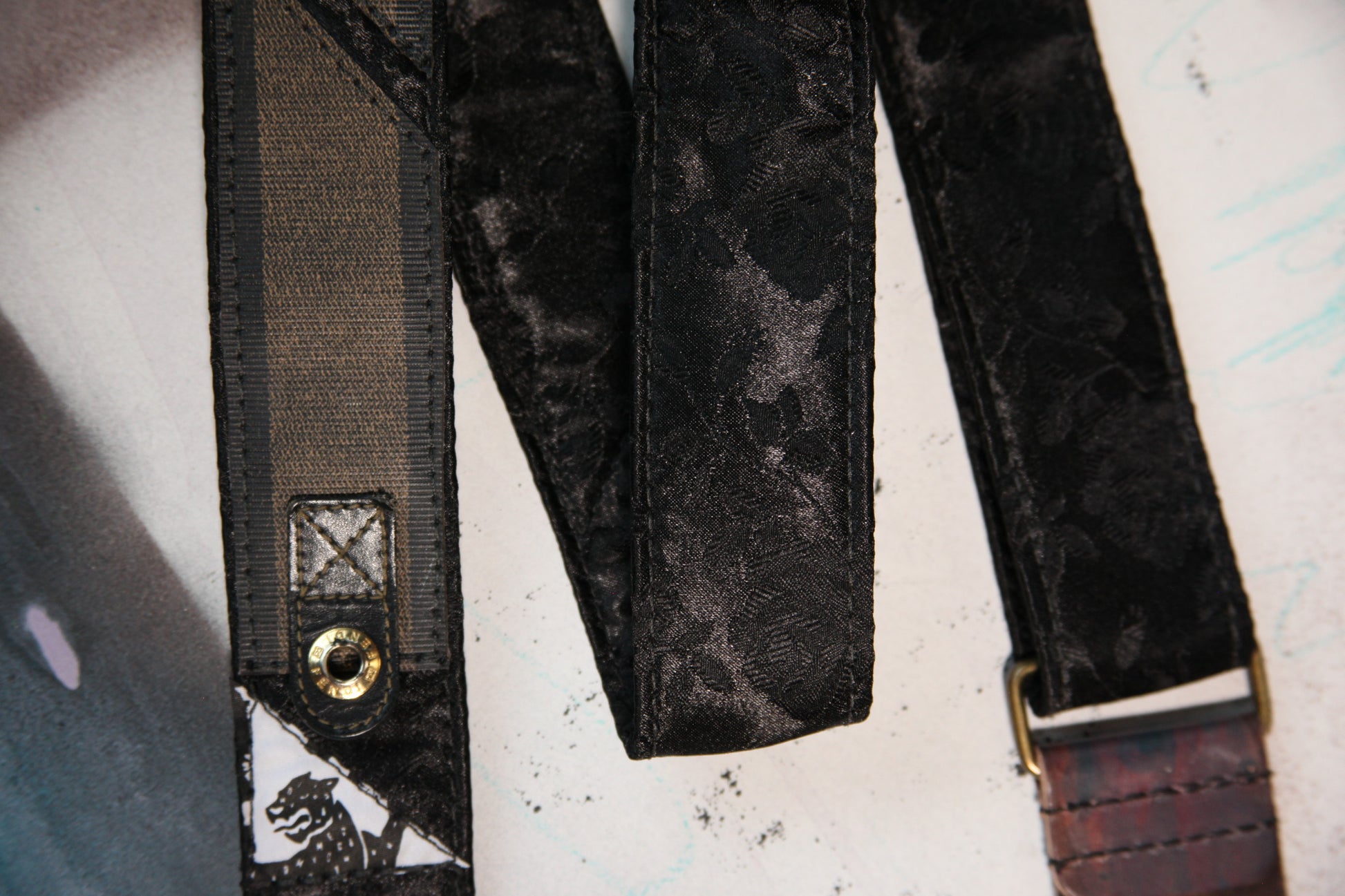 "Fendi Patch" Guitar Strap
