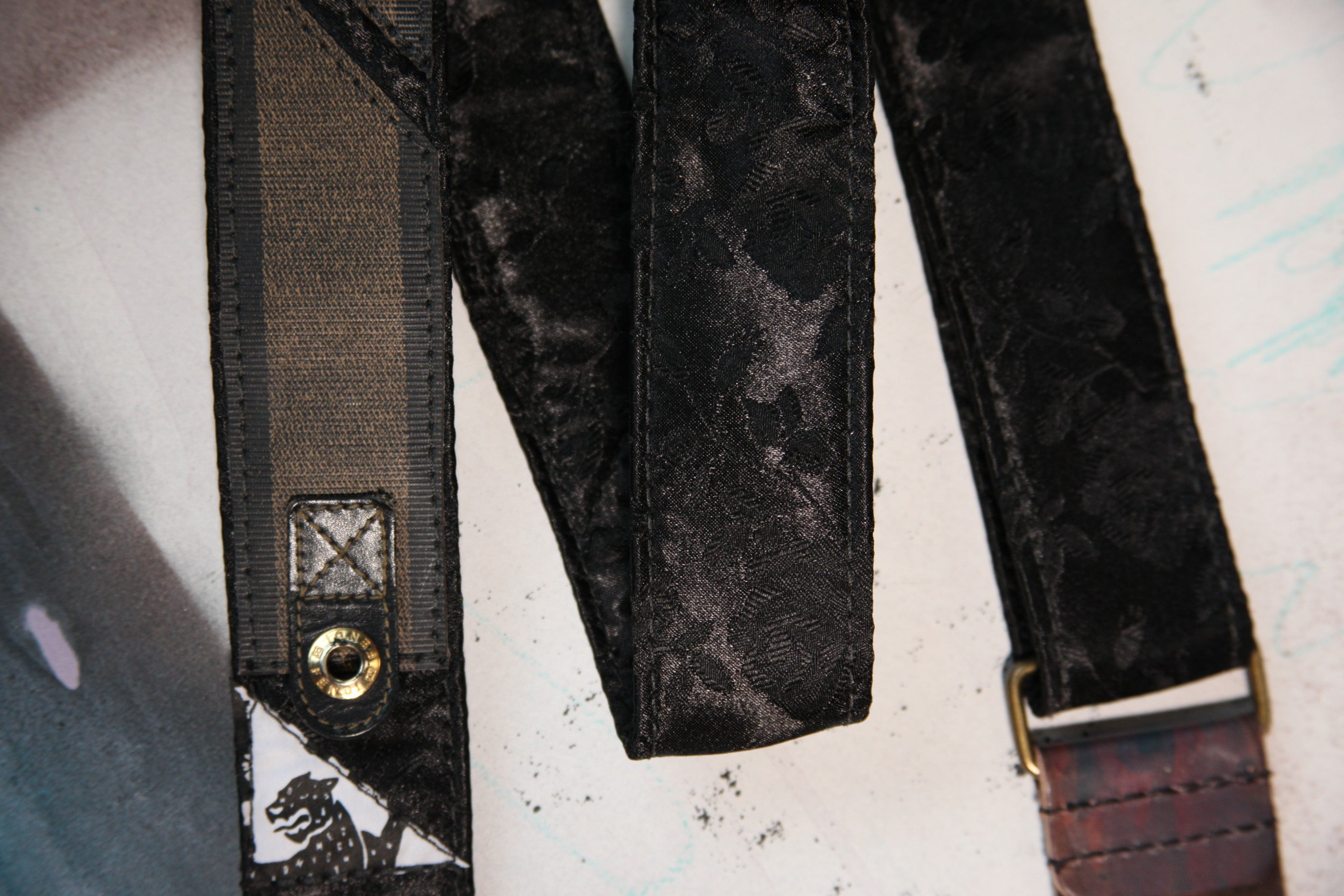 "Fendi Patch" Guitar Strap