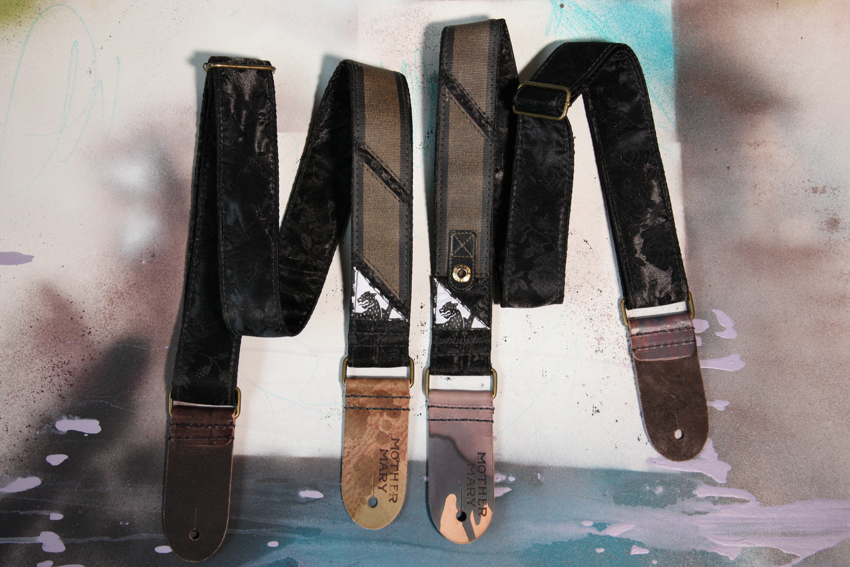 "Fendi Patch" Guitar Strap