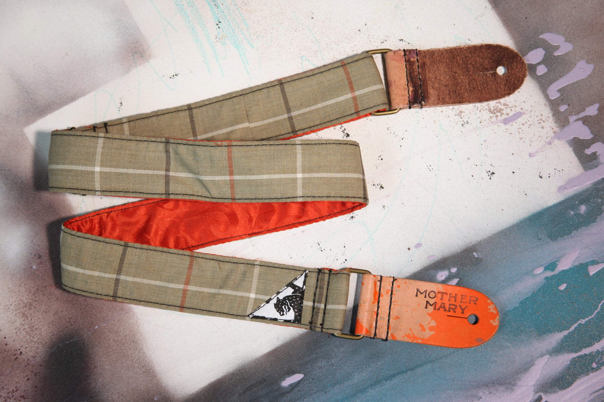 "Grandma Burberry” Guitar Strap