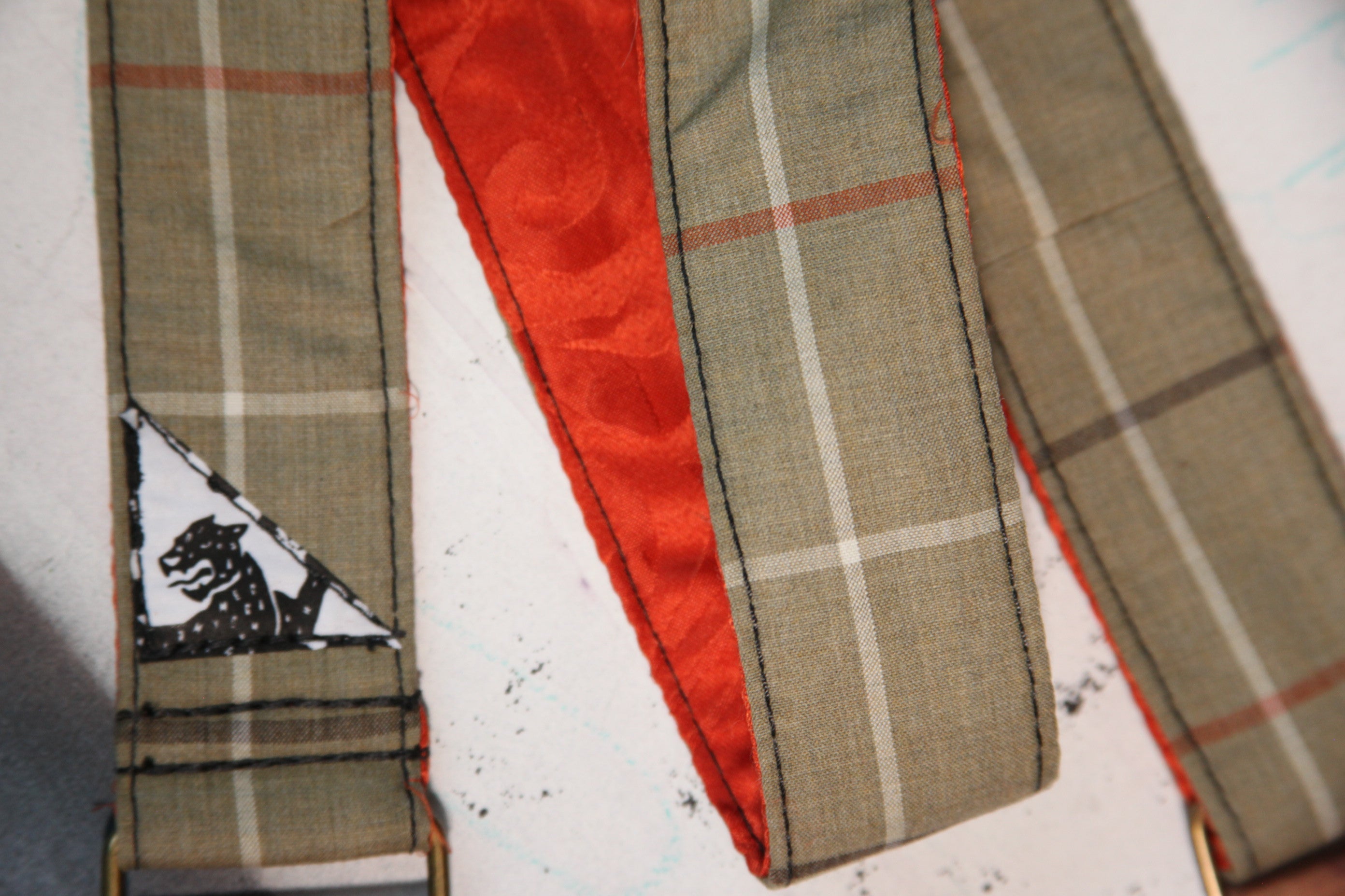 "Grandma Burberry” Guitar Strap