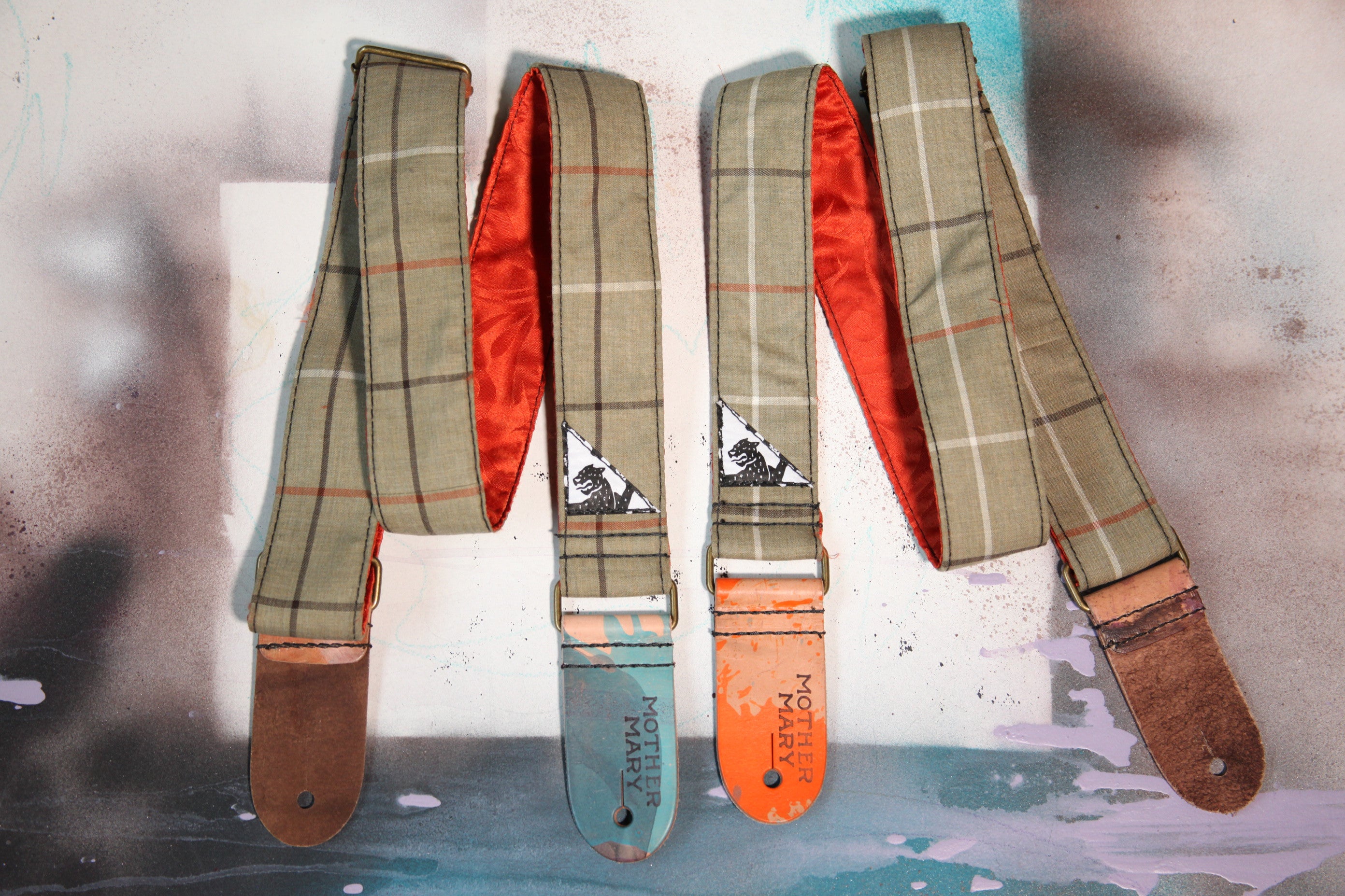 "Grandma Burberry” Guitar Strap