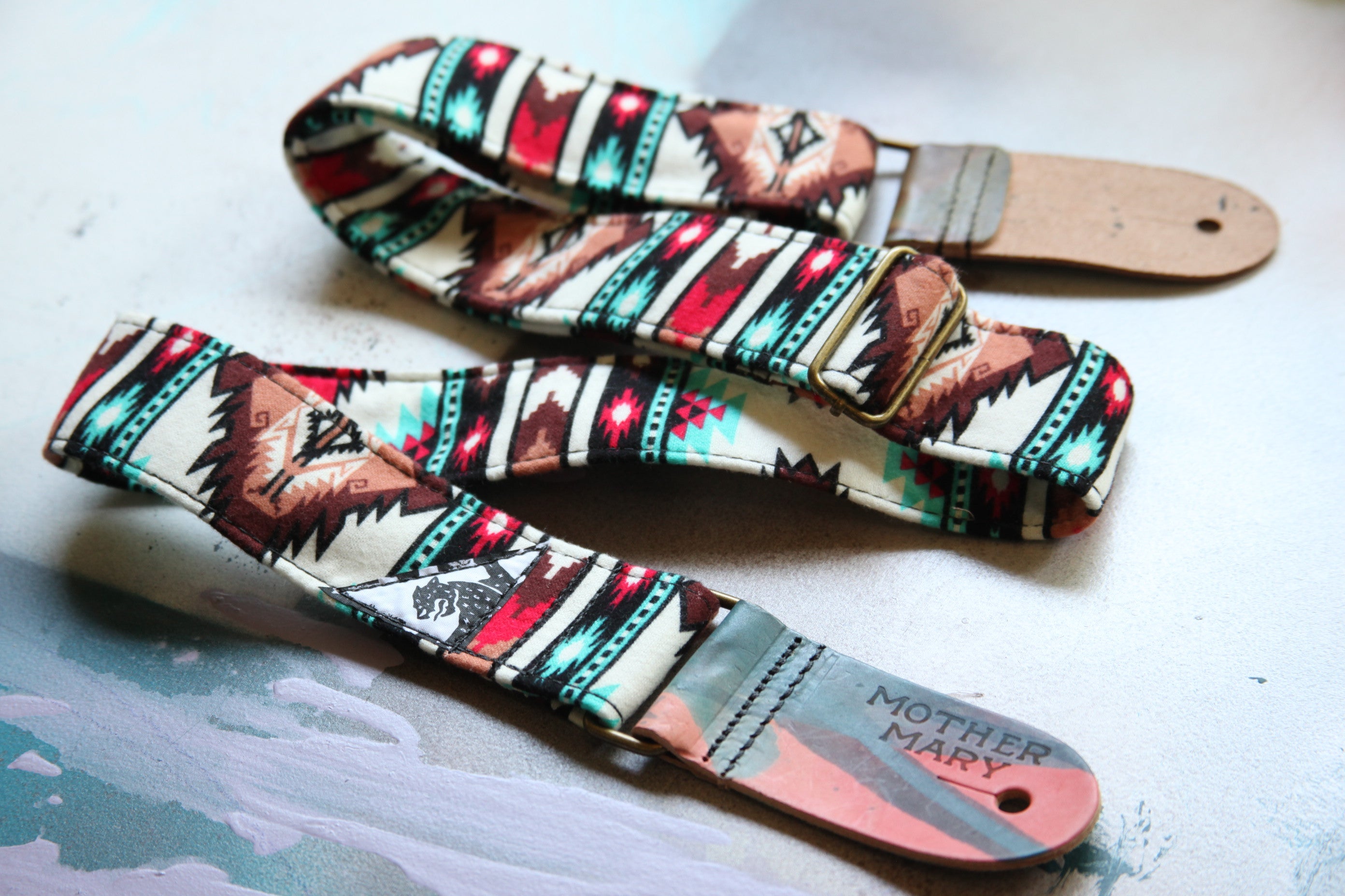 "We Landed On The Moon” Guitar Strap