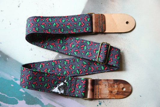 "Cherry Cola” Guitar Strap