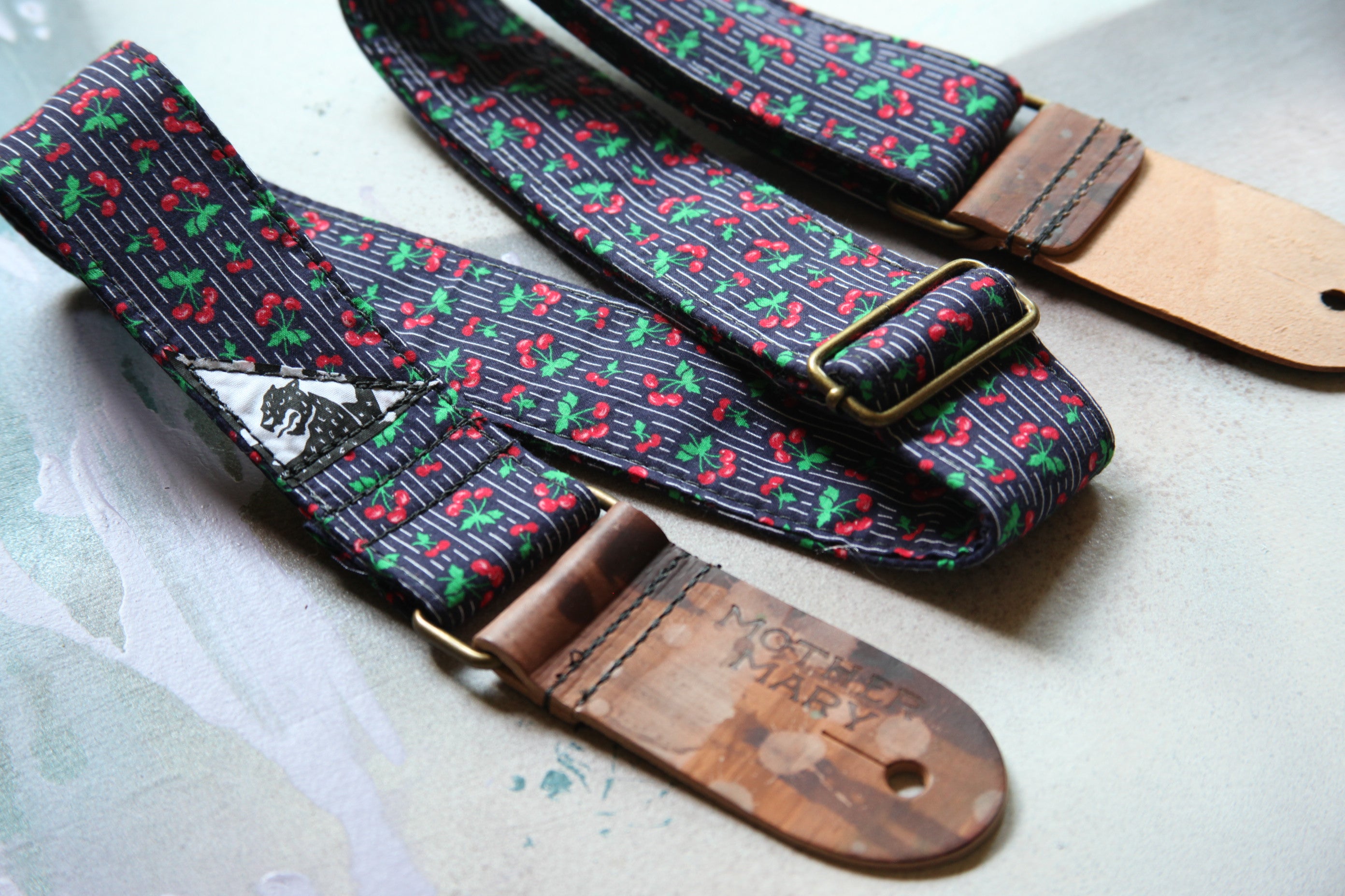 "Cherry Cola” Guitar Strap